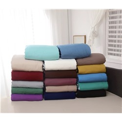 Комплект постельного белья Однотонный Сатин с Одеялом FB005