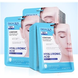 Тканевая маска с ГИАЛУРОНОВОЙ КИСЛОТОЙ увлажняющая Bioaqua Hyaluronic Acid