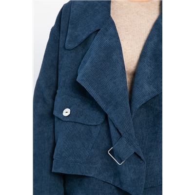 Жакет укороченный Динара (синий) Б14325-39М