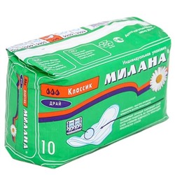 МИЛАНА Прокладки гиг.  Классик драй  (3 кап.) 10шт.  103
