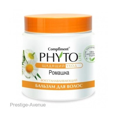 Бальзам Для Волос Compliment Phyto Line Восстанавливающий с ромашкой щадящий уход 500 ml