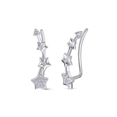 Серьги из серебра куб.циркон., В10-1009