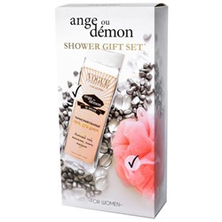 НАБОР жен.  ЗМ  Ange ou Demon (Гель д/душа 250м+МОЧАЛКА)