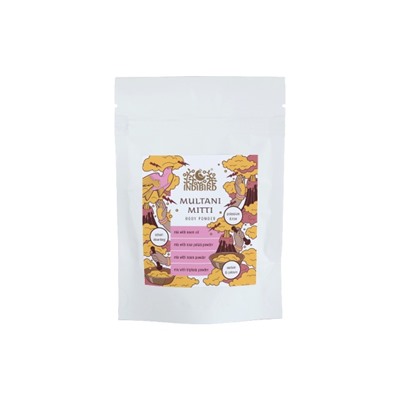 MULTANI MITTI Powder, Indibird (МУЛТАНИ МИТТИ ПОРОШОК Маска для лица, Индибёрд), 50 г.