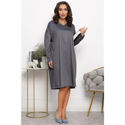 Платье Хюгге (темно-серое) П14121-25М