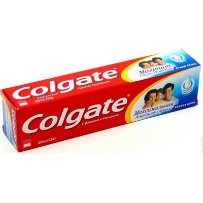 З.п.Colgate 100ml Максимальная защита от кариеса Свежая мята