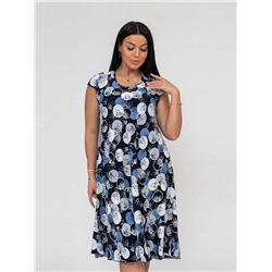 Сарафан женский Текс-Плюс, цвет синий белый