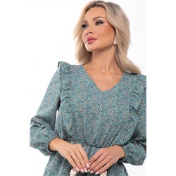 Платье Купава (зелёное) П8557