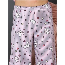 Зайчишки - пижама розовый