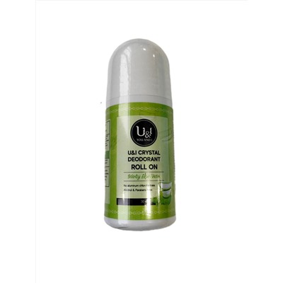 U&I Crystal Deodorant MINTY ALOE VERA (Кристаллический роликовый дезодорант МЯТНОЕ АЛОЕ ВЕРА), 30 мл.