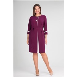 Lady Style Classic 2508/2 винный, Платье