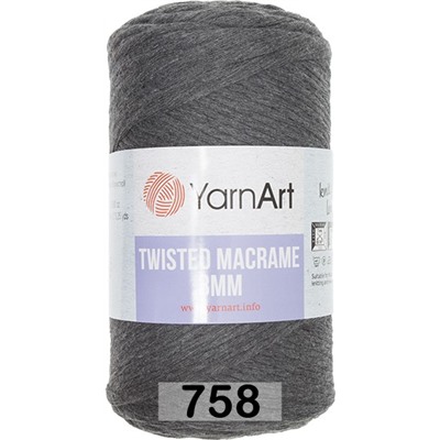 Пряжа Yarnart Macrame Twisted 3 Mm