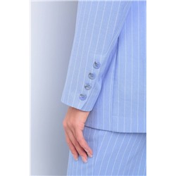 LeNata 32223 на-голубом-полоска, Брюки,  Жакет,  Джемпер