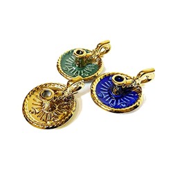 Подсвечник для церковной свечи Кружок 4 цвета, керамика SH 340010