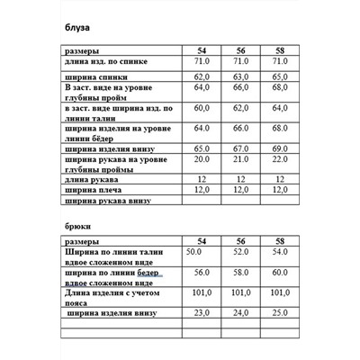 Djerza 2138 серый, Брюки,  Блуза