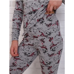 Нательное белье МЛШ-2 "Единороги" серый