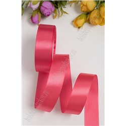 Лента атласная 2,5 см*25 ярд (SF-1357) коралловый  №129