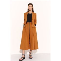 DiLiaFashion 0748 рыжий, Юбка,  Жакет