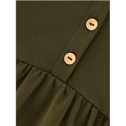 Платье UD 7438 хаки-кофе