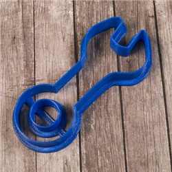 Вырубка для пряника "Гаечный ключ" пластик, 9,5 см