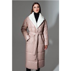 DiLiaFashion 0633 кремовый, Пальто