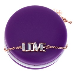 Браслет LOVE на цепочке