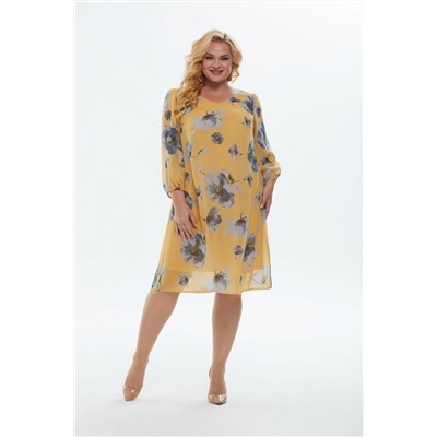 Alani Collection 1741 желтый, Платье