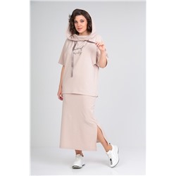 Michel chic 1248 пудра, Юбка,  Джемпер