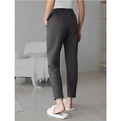 Брюки из облегченного футера с эластаном