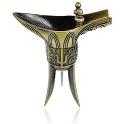 Настольный сувенир ЧАША ЖЕЛАНИЙ (металл, размер 10*3,5*8 см.), 1 шт.