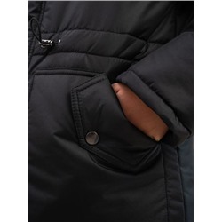 Парка зимняя "Южеал"для мальчика черный