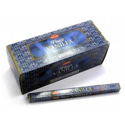 Hem Flora Masala Incense Sticks VANILLA (Масала благовония ВАНИЛЬ, Хем), уп. 8 палочек