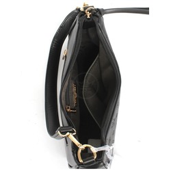 Сумка женская искусственная кожа DJ-7007-2-BLACK,  1отд,  плечевой ремень,  черный 256094