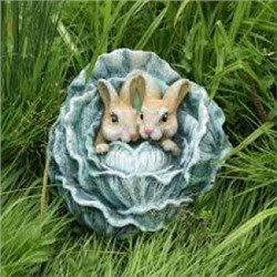 Фигурка Зайки в капусте  H25 Ф220