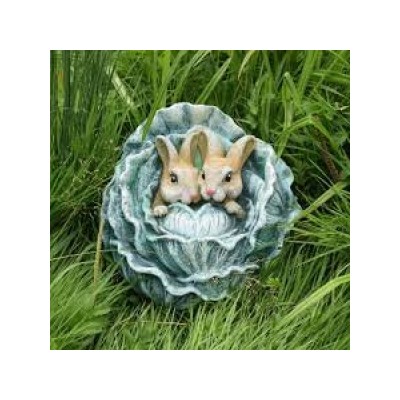 Фигурка Зайки в капусте  H25 Ф220