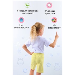 Шорты для девочки №SM770-1 (Желтый)
