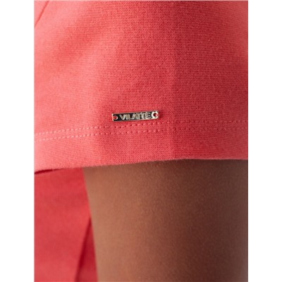 Футболка из плотного трикотажа с плетением риб 1*1