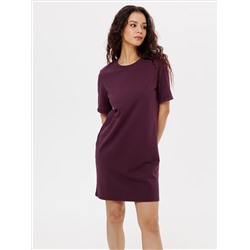 Трикотажное платье LINGEAMO сливовое ВП-05 (29)