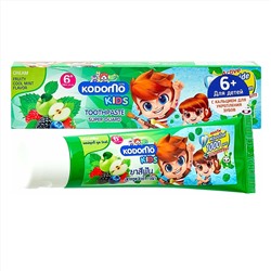 KIDS Toothpaste Super Guard, FRUITY COOL MINT FLAVOR, Kodomo (Детская зубная паста С ФРУКТОВО-ПРОХЛАДНЫМ МЯТНЫМ ВКУСОМ), 65 г.