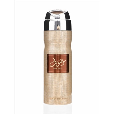 MOUSUF Perfumed Spray, Ard Al Zaafaran Trading (МУСУФ парфюмерный спрей, Ард Аль Заафаран), 200 мл.