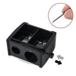 Точилка для косметических карандашей 2 в 1 с крышкой и стилусом