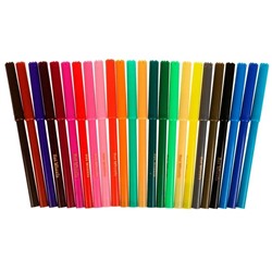 Фломастеры Хот Вилс, 24 цвета, круглые