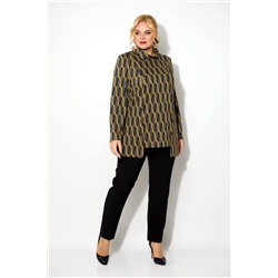 Koketka i K 981-1 горчица+черный, Брюки,  Туника