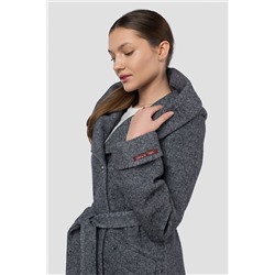 01-11155 Пальто женское демисезонное (пояс)