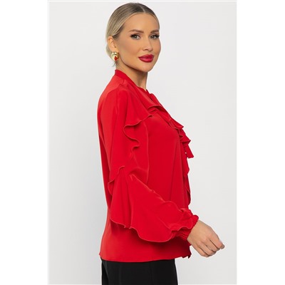 Блуза Дыхание осени (красная) Б14187-5М