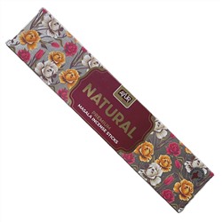 NATURAL Premium Masala Incense Sticks, Ayur Plus (НЭЧРЛ, ароматические масала палочки премиум-класса, Аюр Плюс), 18 г.