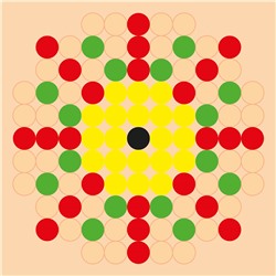 Игрушка из дерева для детей «Веселые столбики»