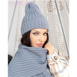 M 1148 S 1148 Комплект женский (колпак+шарф) (56-58)