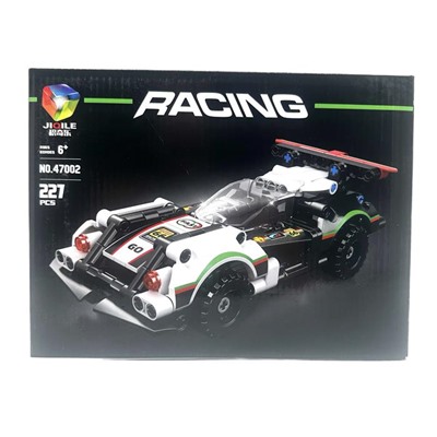 Конструктор RACING Спортивная машина Белая 227дет. 28*21см / 47002-2