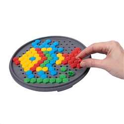 Детская шестигранная пластмассовая мозаика (100 элементов)